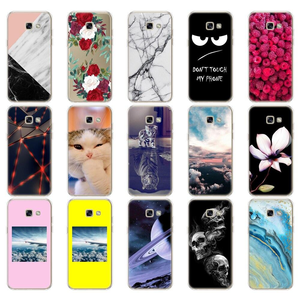 Pro Samsung A7 2017 Soft tpu silikonové pouzdro na telefon pro Samsung Galaxy A7 2017 SM-A720F Cover Fundas pro Samsung Galaxy A7 2017