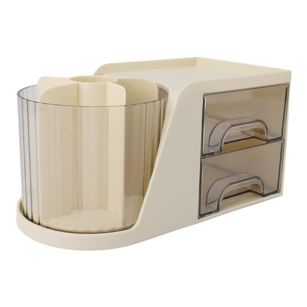 Desktop   Drawer Type Rotatable Multifunctional Stationery Holder Cosmetics Storage Box