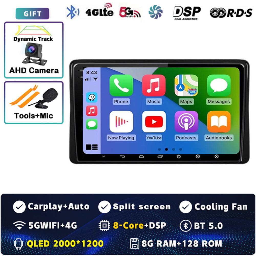 Android 14 Carplay Car Radio For Renault Duster HM 2 II 2020 - 2021 Arkana 1 I 2019-2021 Multimedia Video Player GPS Stereo 2Din