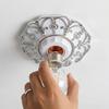 Fixed Base E27 Lamp Socket Round Screw Screw Cap Pendant Lamp Holder Colored Holder Circular Base Lamp Holder Household