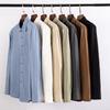 Autumn Men'S Solid Color Casual Long Sleeve Shirt Men'S Loose Long Sleeve Shirt Jacket