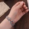Tassel Retro Multilayer Bracelet Delicate Beads Bangles Vintage Ethnic Style Bracelet  Lady
