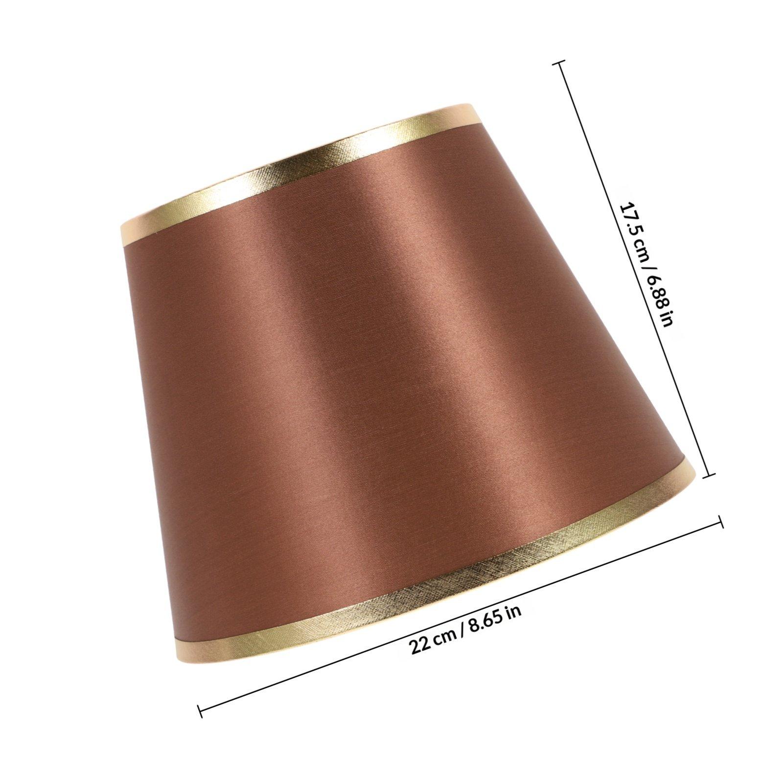

Modern Round Fabric Lamp Shade Replacement Light Cover for Table Desk Floor Lamp Bedroom Living Room Study Decorative Household кавовий