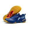 Li Ning Textil, Synthetikleder Rutschfest Abriebfest Niedrig geschnitten Badminton Schuhe Unisex Blau Rot AYAU005-2