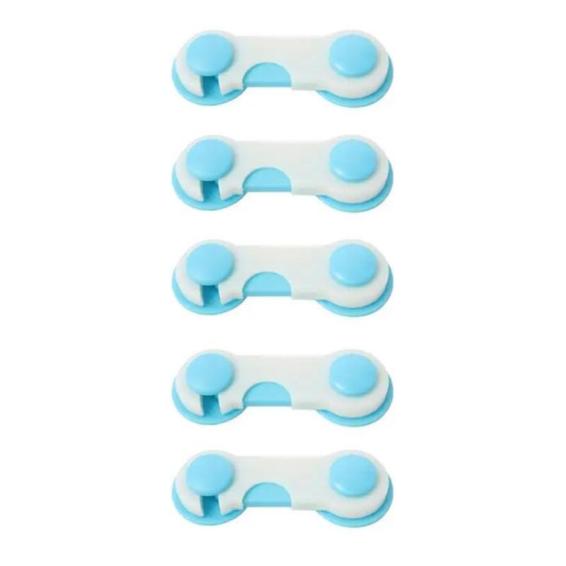 Multi-Purpose Baby Safety Locks, Easy Install Latches for Drawers, Cabinets & Fridge, No Drill Child Proof Locks for Home Furniture Protection