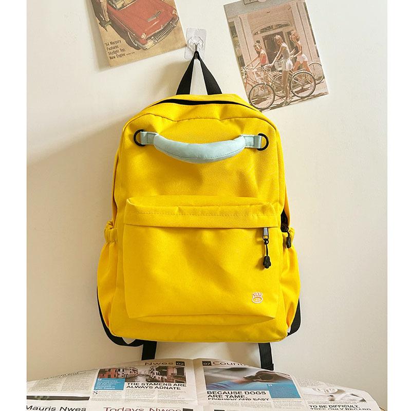 Male and Female College Students Schoolbags Junior High School Girls High School Students Leisure Burden Reduction Large Capacity Travel Backpack