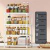 Kitchen Storage Racks Multi-Layer Seasoning Racks Adjustable Multi-functional Stable Load-bearing  Layer Microwave Oven Rack