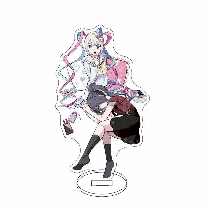 NEEDY GIRL OVERDOSE Acrylic Standing Sign Ornaments Kawaii Game Pattern 12cm Decorate Model Storage Desktop Anchor Gift