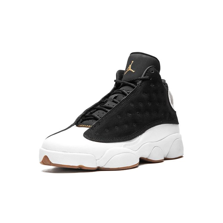 Jordan 13 Retro Black White Gum GS 439358-021