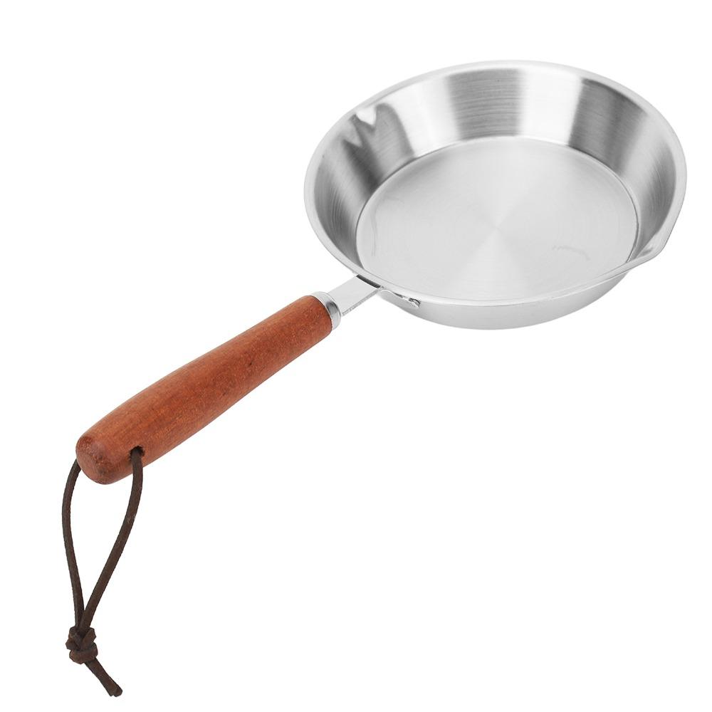 Stainless Steel Egg Pan Nonstick Breakfast Skillet Butter Warmer Frying Pan  Household