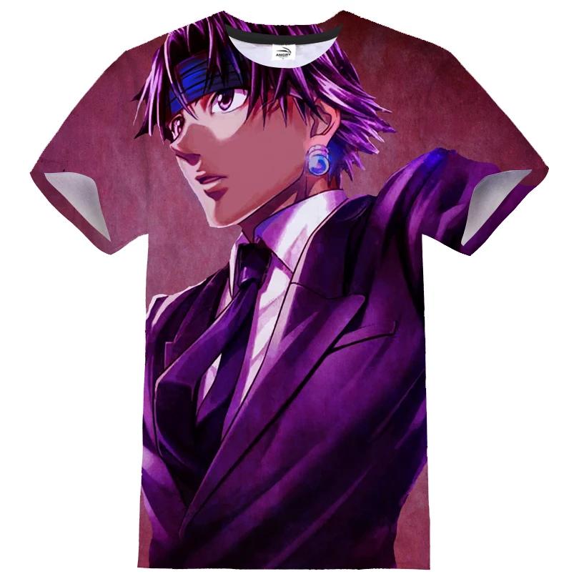Hot Japansk Anime Hunter X Hunter 3D-trykket Gutter Jenter Streetwear Casual Mote T-skjorte Harajuku Unisex T-skjorte Barn Topp Klær