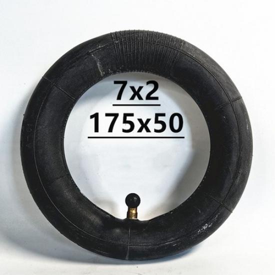 Versatile 7 Inch Electric Scooter Tire Set for Wheelchair and Stroller (Black)