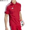 TIRO23 L Polo MMK65 HS7228 Team Power Red Soccer Wear Shirt 1 Piece [adidas] Men's J/2XS