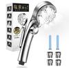 Shower Head with Micro-Nano Bubble Function [Over 90% Water Saving, Moisturizing Hair, Chlorine Removal, and Scalp Cleansing] Water-Saving, High Water