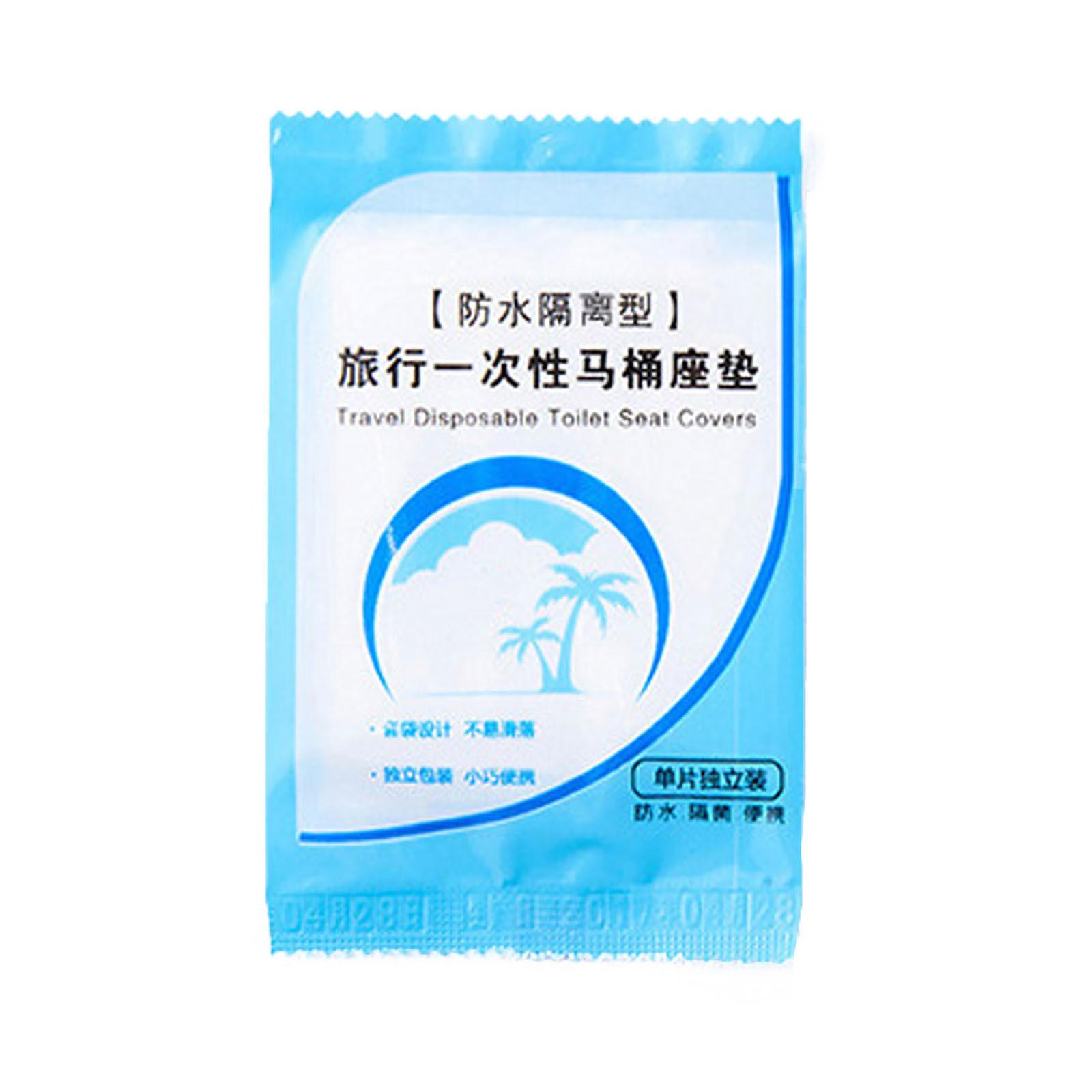 

Одноразовая накладка на сиденье унитаза Индивидуальная упаковка Портативная дорожная накладка на сиденье унитаза 10 шт. One Size синий