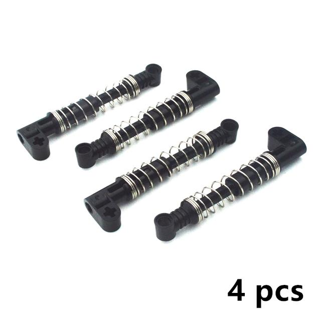 Building Blocks Technical Parts Soft Hard Spring Shock Absorber Compatible Assembles Particles 76138 76537 61903 92693 57515