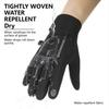 KoKossi Touchscreen Winddichte Sporthandschuhe Winter Wasserdicht Aufklappbare Zwei-Finger-Handschuhe Rutschfest Warm Radfahren Herren Damen Handschuhe