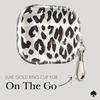 Kate Spade New York AirPods Pro Protective Case with Keychain and Ring City Leopard Compatible with AirPods Pro 2nd and 1st Generation - Print,