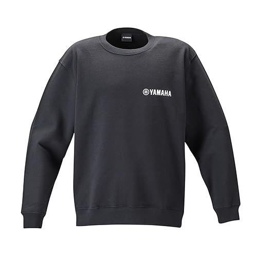 YAMAHA Motor (Yamaha) Sweatshirt RY3014 Black, Size L, 90792-AE88L