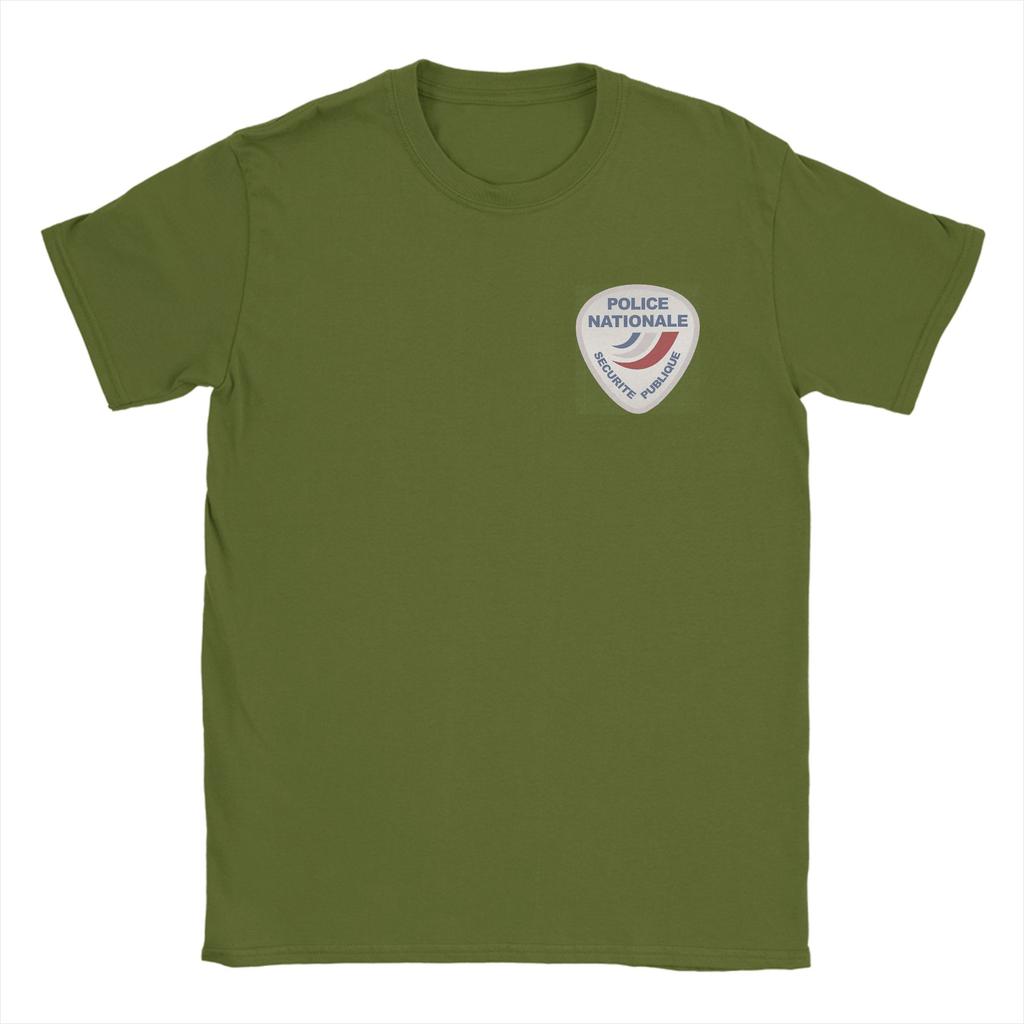 Holenderska Policja Narodowa Zespół Aresztujący Męska Koszulka T-shirt Krótki Rękaw Okrągły Dekolt Czysta Bawełna Nowość Odzież