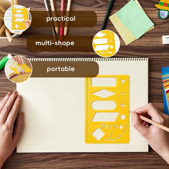 Template Ruler Seamless Dot Grid Integration Ring Binding Planner Templates Disc Binding