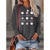 Women's Vintage Floral Print Long Sleeve T-Shirt