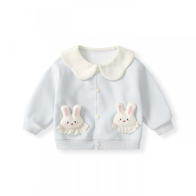 Girls Jacket 2026 Toddler Outerwear Cotton Blend Princess Style Casual Coat 1-3 Years