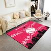 Ковер Erose Bridal Boys Baseball Area Rug 5x7 для подростков и молодежи, Ковер с изображением бейсбольной команды в подарок, Спортивные ковры для спальни, Городской ковер для помещений с тематикой бейсбола