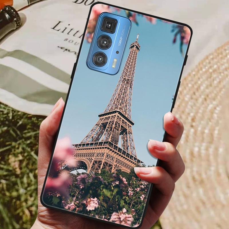 Für Motorola Moto Edge 20 Pro Hülle Weiche TPU Silikon Rückseite für Motorola Moto Edge S 20 Pro 5G Handyhüllen Mode Coque