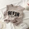 Children's Summer Cotton Tops Vest Boys Girls Sleeveless T-Shirt Middle And Large Children's T-Shirt Tops