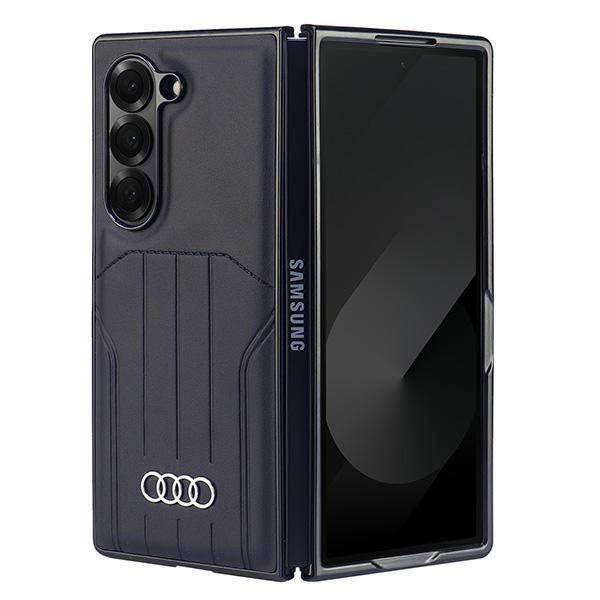 Audi Synthetic Leather Magsafe Z Fold6F956 Czarny/Black Hardcase Au-Tpupcmfold6-Q5/D1-Bk