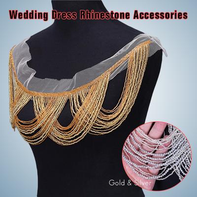 Strass Borla Franjas Roupas Fita Contas Franjas Guarnição Renda Casamento Vestido de Noiva Vestido Festa Acessórios de Costura