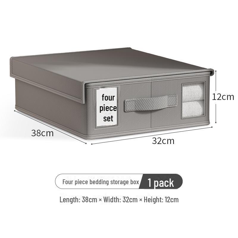Oxford Cloth Bed Sheet and Clothing Storage Box Set