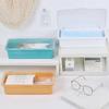 Dust-proof Makeup Storage Box With Lid Desktop Organizer Simple Chopstick Cage  Kitchen