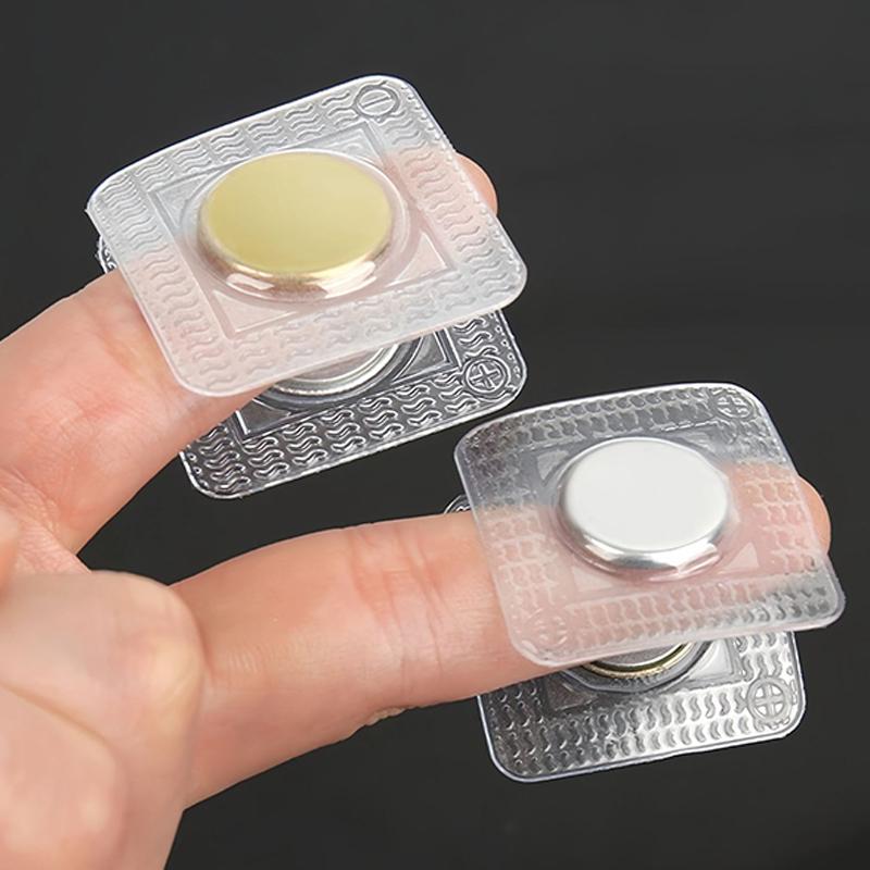 5Pairs Invisible Hidden Magnetic Metal Snaps Button Diy Accessories For Overcoat Handbag Garment Scrapbooking