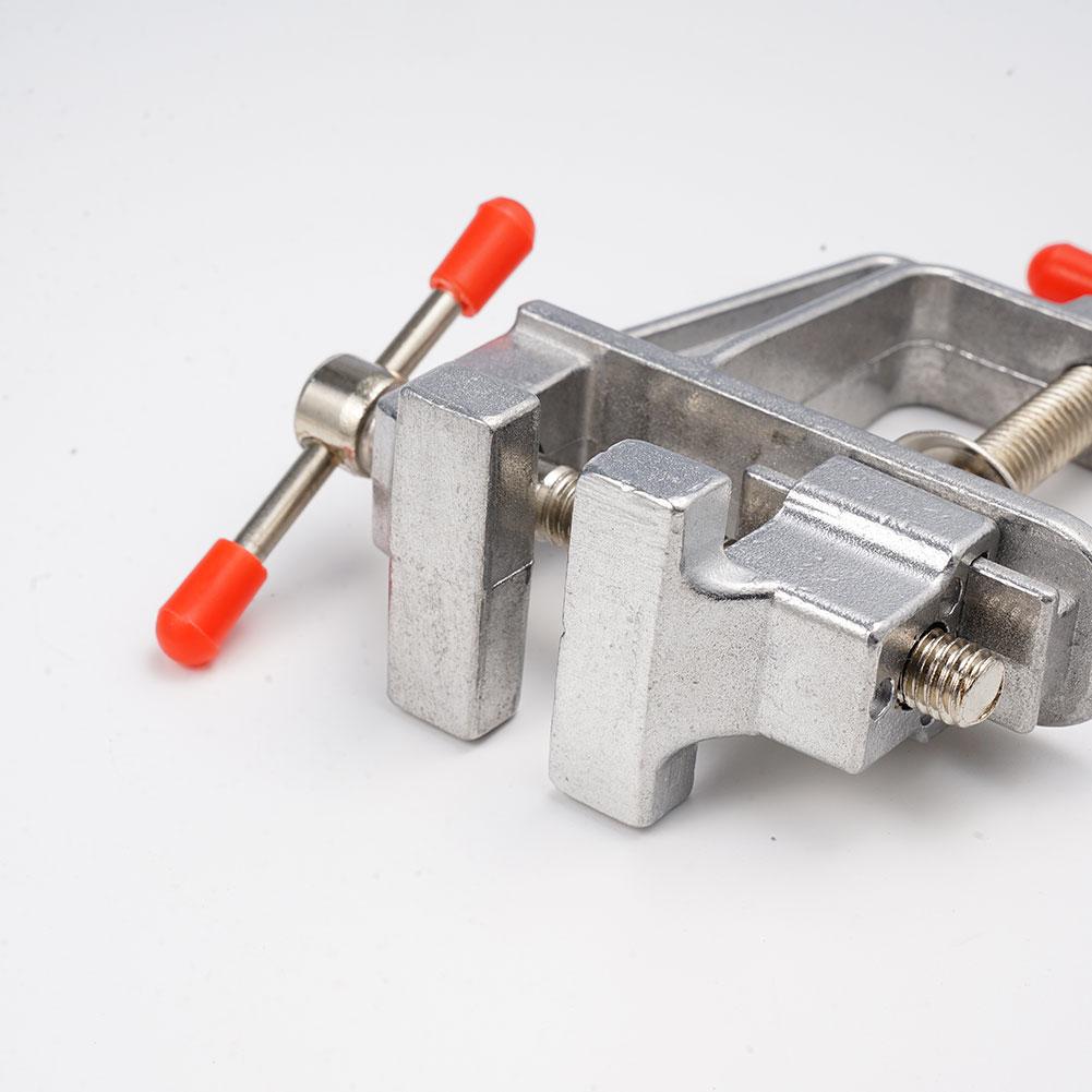 Aluminium Alloy Table Bench Clamp Vise 35MM Multi-functional Bench Vise Table Screw Vise for DIY Craft Mold Fixed Repair Tool