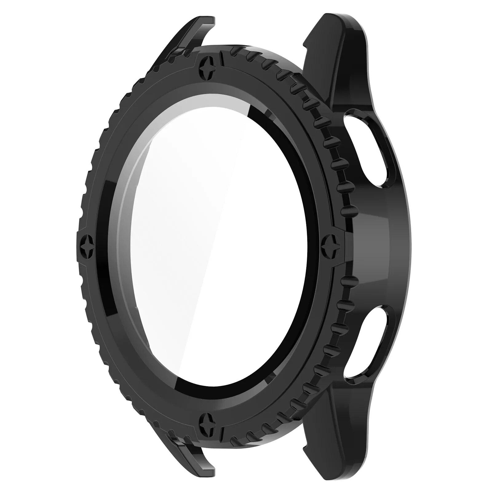 

Для Xiaomi Watch S3 Защитная пленка для экрана Чехол Рамка-бампер Полное покрытие для Mi Watch S3 Все вокруг Защитные чехлы чёрный