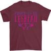 Orgulloso de ser Lesbiana LGBT Orgullo Gay Concienciación Camiseta para Hombre 100% Algodón