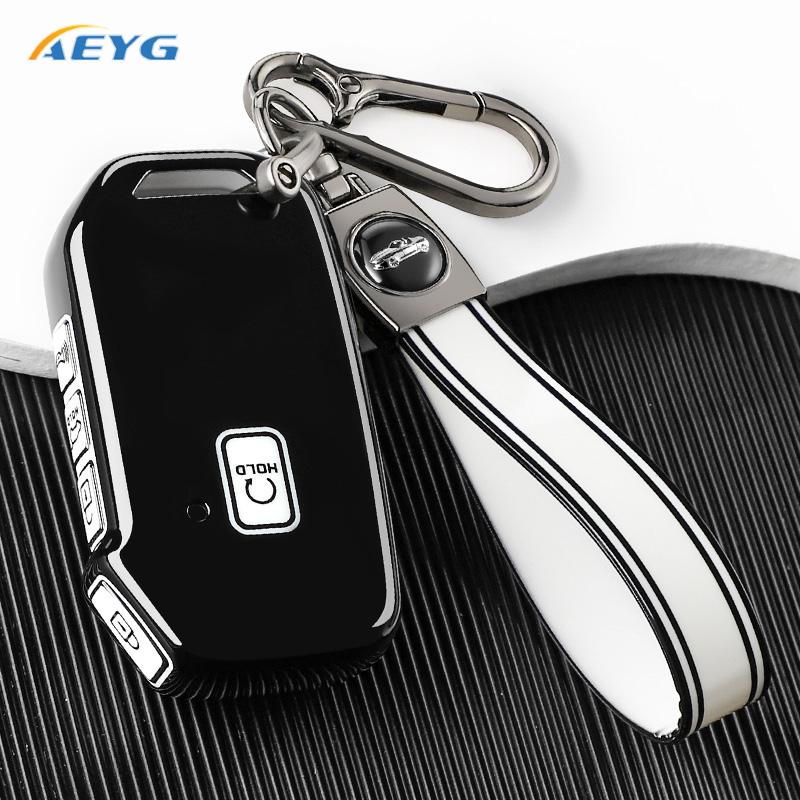 TPU Autoschlüsselhülle Schale Abdeckung Fob Für Kia Seltos Sportage Sorento Cerato Kx5 Niro Forte K3 K5 Opatima Soul Telluride 5 Tasten