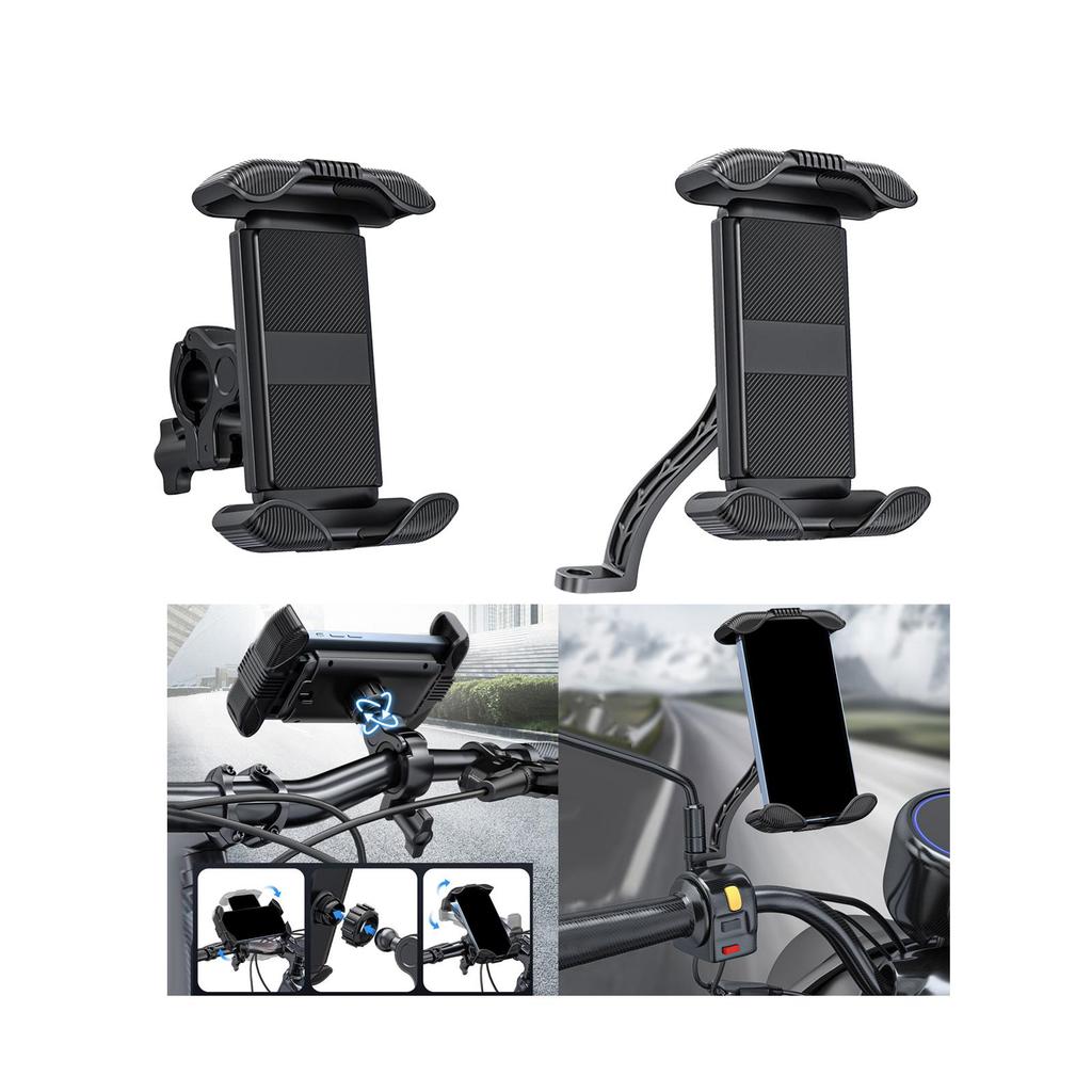 Motorcycle Phone Holder Stable Mount for 4.8-6.8 Inch Cycling