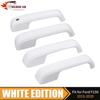 For 2015- FORD F150 Crew Cab External Door Handle COVERS W/O Smart Key WHITE