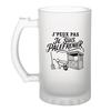 Chope À Bière - PLANETEE - J’peux Pas Je Suis Palefrenier - Verre Trempé Givré - 470 Ml - Impression Sublimation
