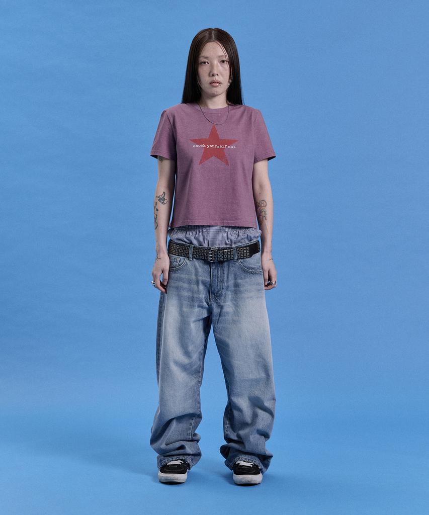 Kaiso (W) Star T-Shirt Dusty Purple