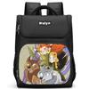 Schulrucksack mit mehreren Fächern, Geeignet für Jungen, Großer Cartoon-Wolfwalkers-Rucksack, Strapazierfähiger Kinderrucksack für 6-10