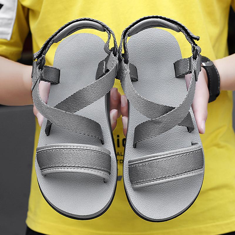 Summer Sandals Beach Shoes for Men Big Size 47 Lightweight Men's Causal Shoes Outdoor Holidays Hook Look Slippers Fashion Slides
