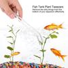Stainless Steel Aquarium Water Plants Fish   Tweezers Aquascaping Tool(27cm Straight Head)