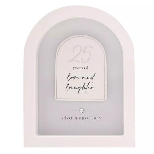 Amore Arch Plaque 18cm - 25 Years