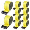 Winch Straps, 4" X 30', 6000 Lbs Load Capacity, 18000 Lbs Break Strength, Truck Straps with Flat Hook, Flatbed Tie Downs Cargo Control for Trailers,