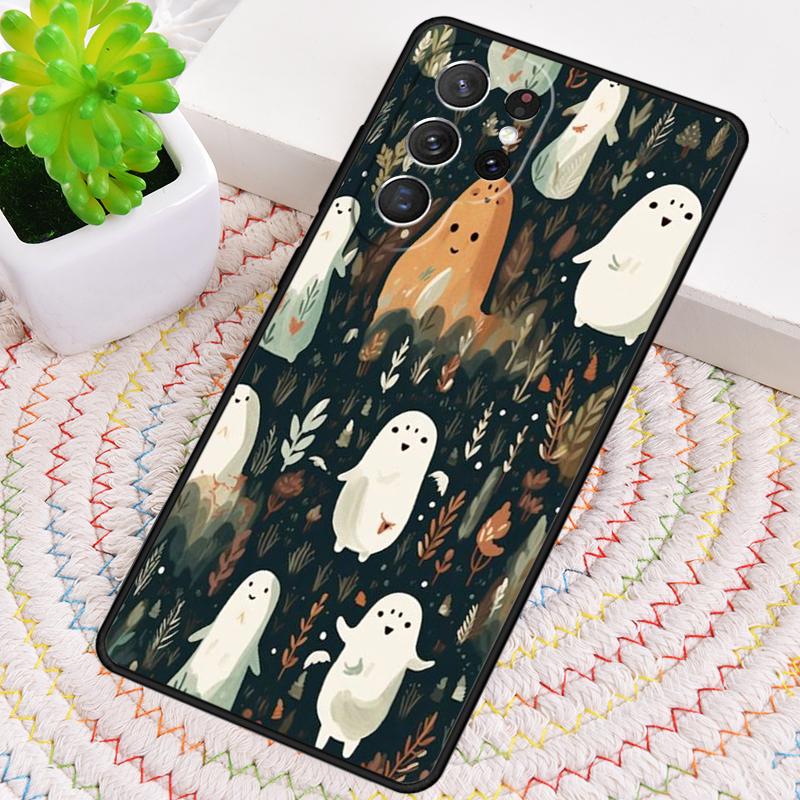 Cute Ghost Phone Case for Samsung Galaxy Note 10 Pro S26 Ultra S23 S24 FE S25 S21 S22 PLUS Shockproof Cove
