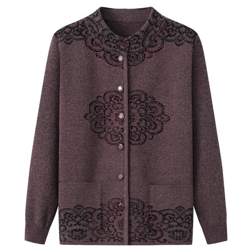 

Бабушкин вязаный кардиган: Уютный бархатный свитер на весну, осень и зиму L (80-95 kg)